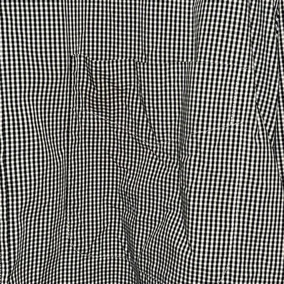 CM Gold Series Men's Black Checkered Casual Button Down Shirt - Picture 6 of 8